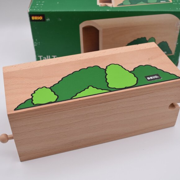Brio Railway 33459 Tall Tunnel Wooden with Tress Vintage Compatible with Thomas - Picture 6 of 6